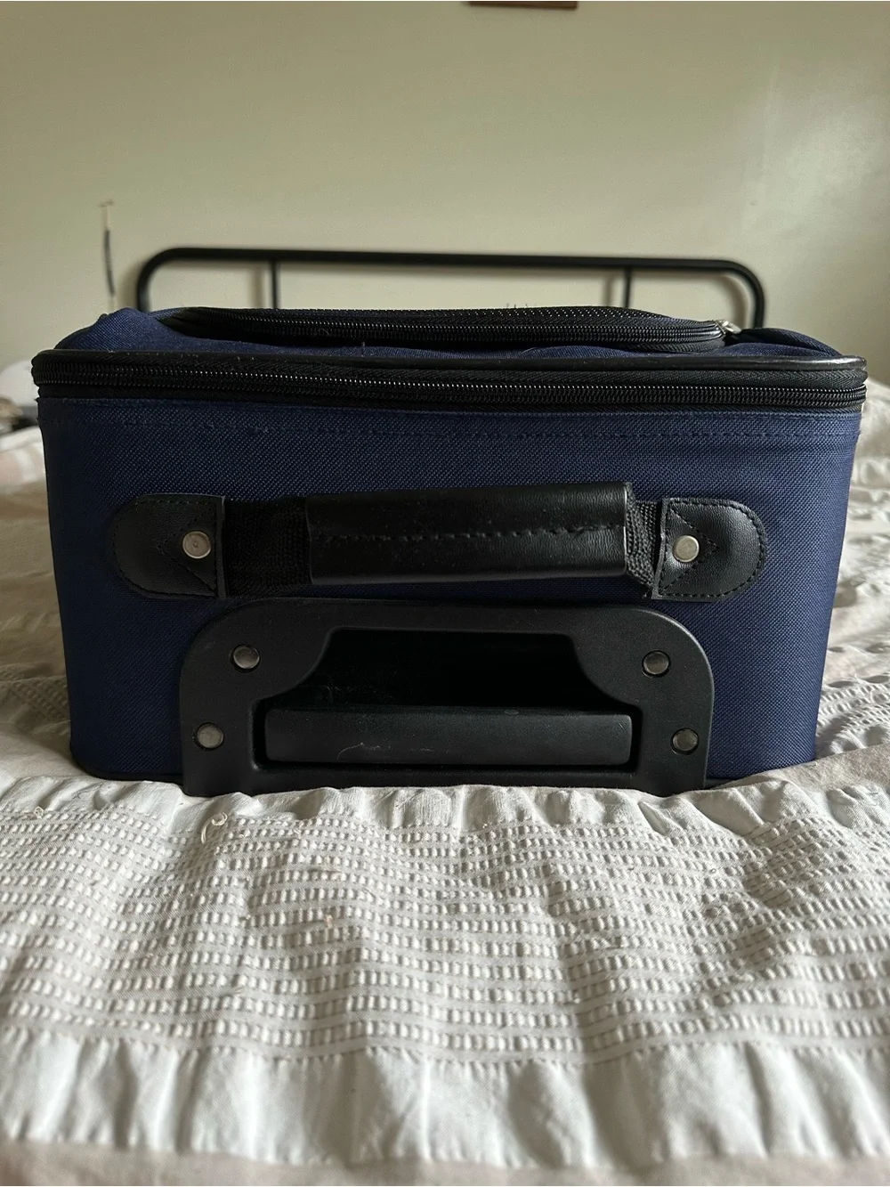Forecast Blue Rolling Carry-On Travel Bag Suitcase